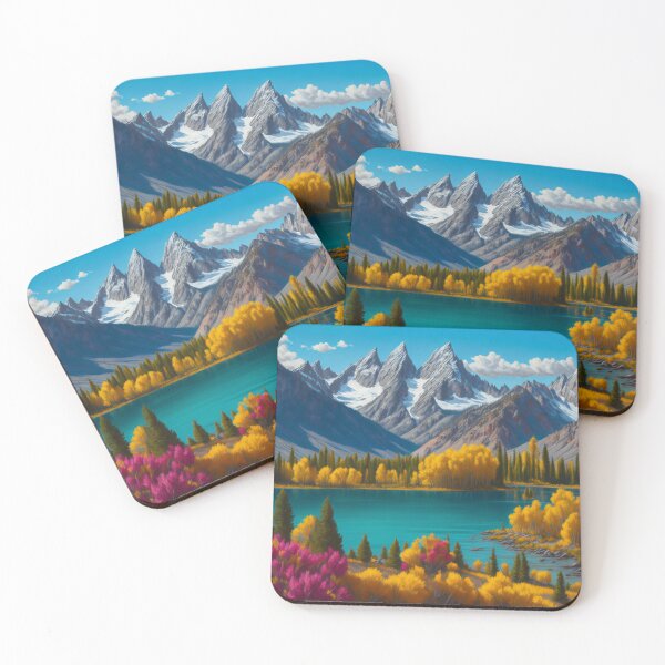 Item preview, Captivating Grand Teton: Digital Art Collection of Majestic Wilderness designed and sold by Ceemko's Vintage Corner.