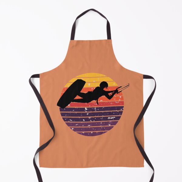 Item preview, Kiter Silhouette In Black Kitesurfer Action Retro Sunrise designed and sold by taiche.