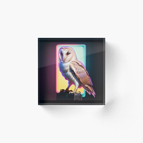 Item preview, Synthwave Owl designed and sold by InkedPixel.