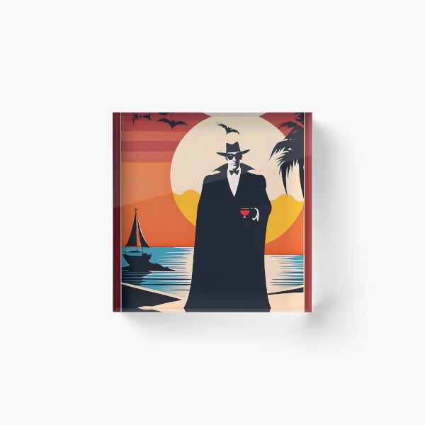 Item preview, Count Dracula Beach Sunrise designed and sold by OMonstroCurio.