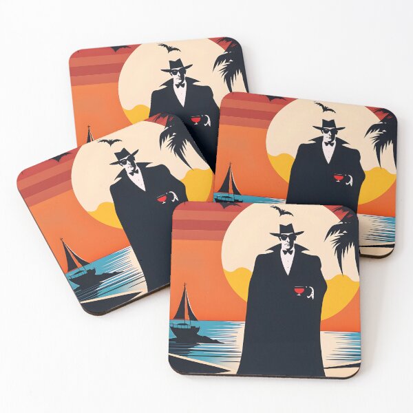 Item preview, Count Dracula Beach Sunrise designed and sold by OMonstroCurio.