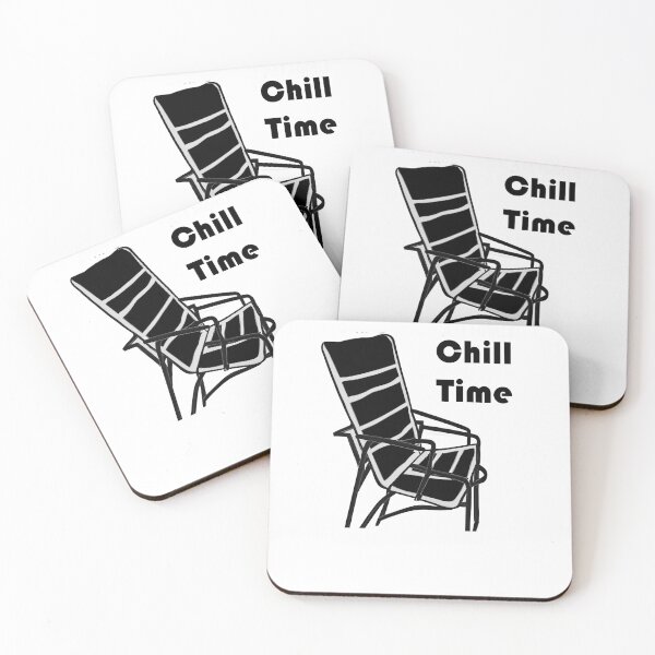 Item preview,  chill time folding chair t-shirts  designed and sold by fowzi shokri.