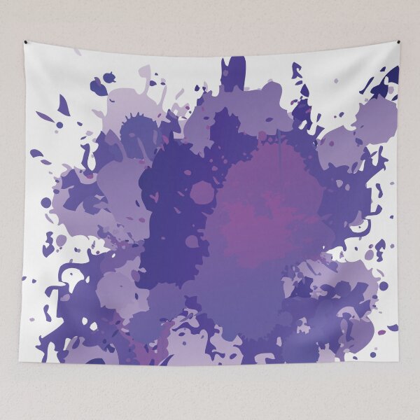 Item preview, Purple paint splashes. designed and sold by EdgyEdgeArt.