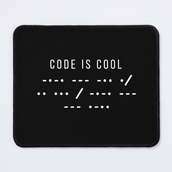 Item preview, Code is Cool Morse Code Message designed and sold by lagunaklein.