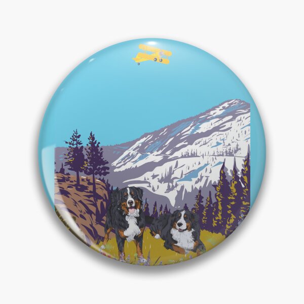 Item preview, Bernese Mountain Dogs in the Alps designed and sold by DoberPitDesigns.
