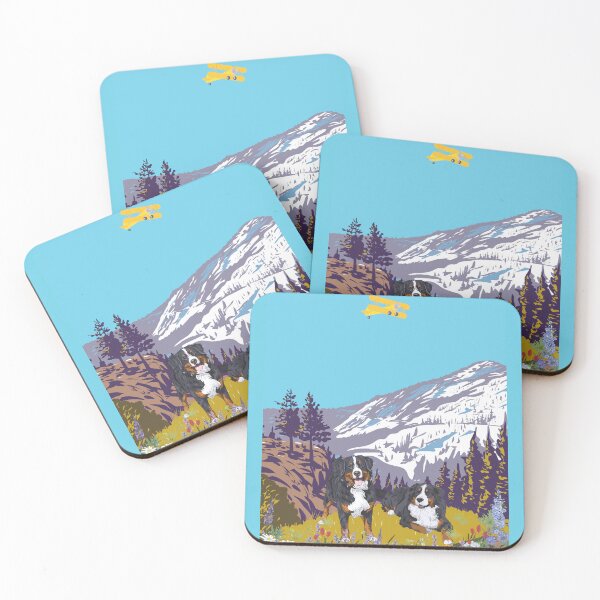 Item preview, Bernese Mountain Dogs in the Alps designed and sold by DoberPitDesigns.