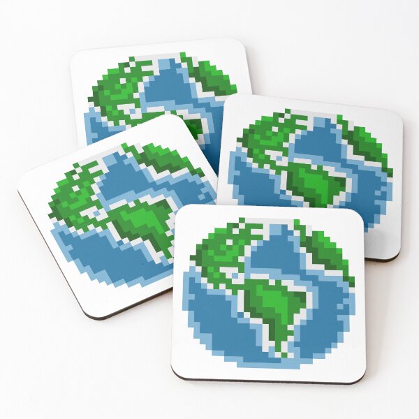 Item preview, Earth Pixel Art designed and sold by BeltsukiDesing.