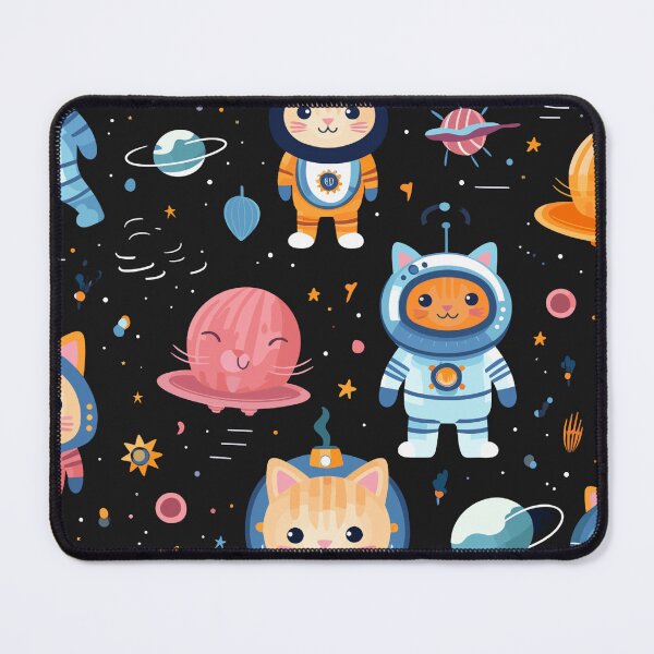 Item preview, Seamless cat Space1 designed and sold by Canster-Odyssey.