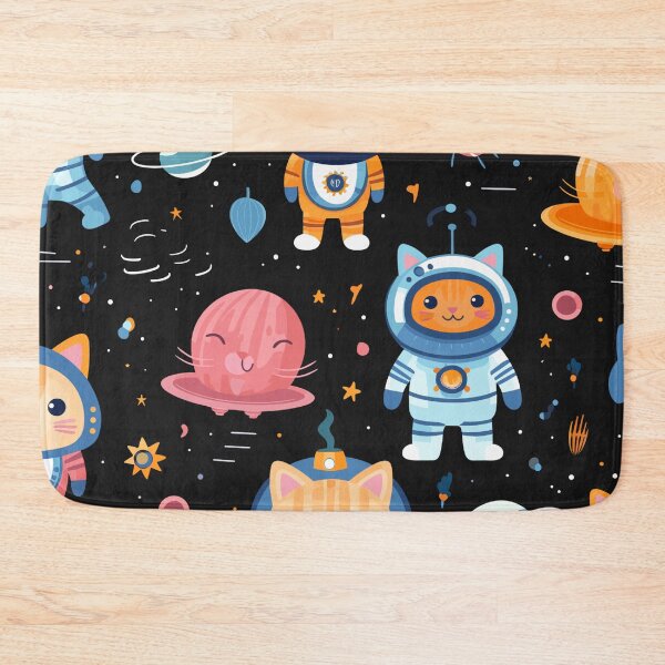 Item preview, Seamless cat Space1 designed and sold by Canster-Odyssey.