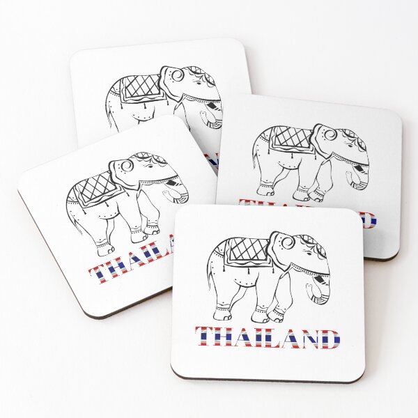 Item preview, Elephant Thailand Flag designed and sold by shirtmate.