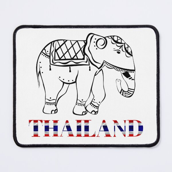 Item preview, Elephant Thailand Flag designed and sold by shirtmate.
