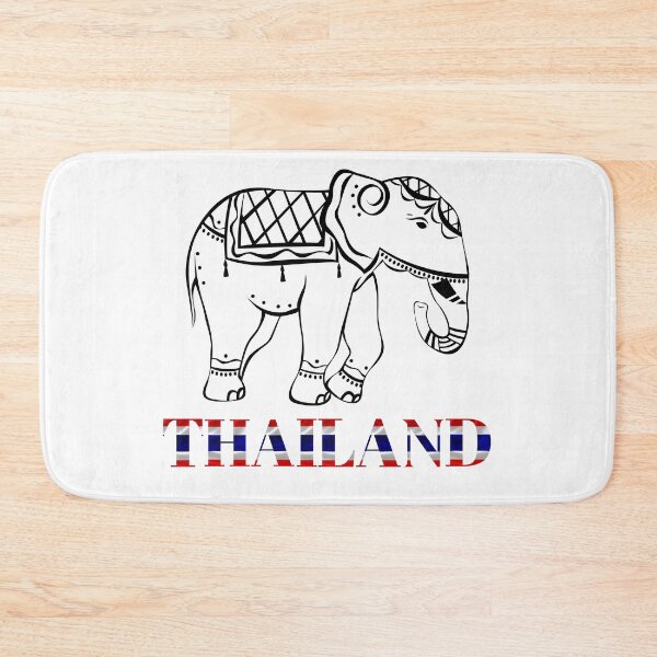 Item preview, Elephant Thailand Flag designed and sold by shirtmate.