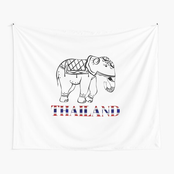Item preview, Elephant Thailand Flag designed and sold by shirtmate.