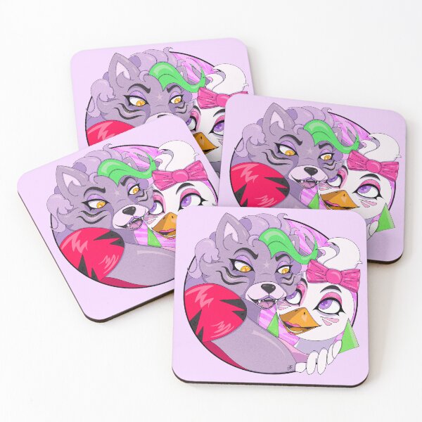 Item preview, Roxy & Chica - Security Breach designed and sold by lavenderlevetan.