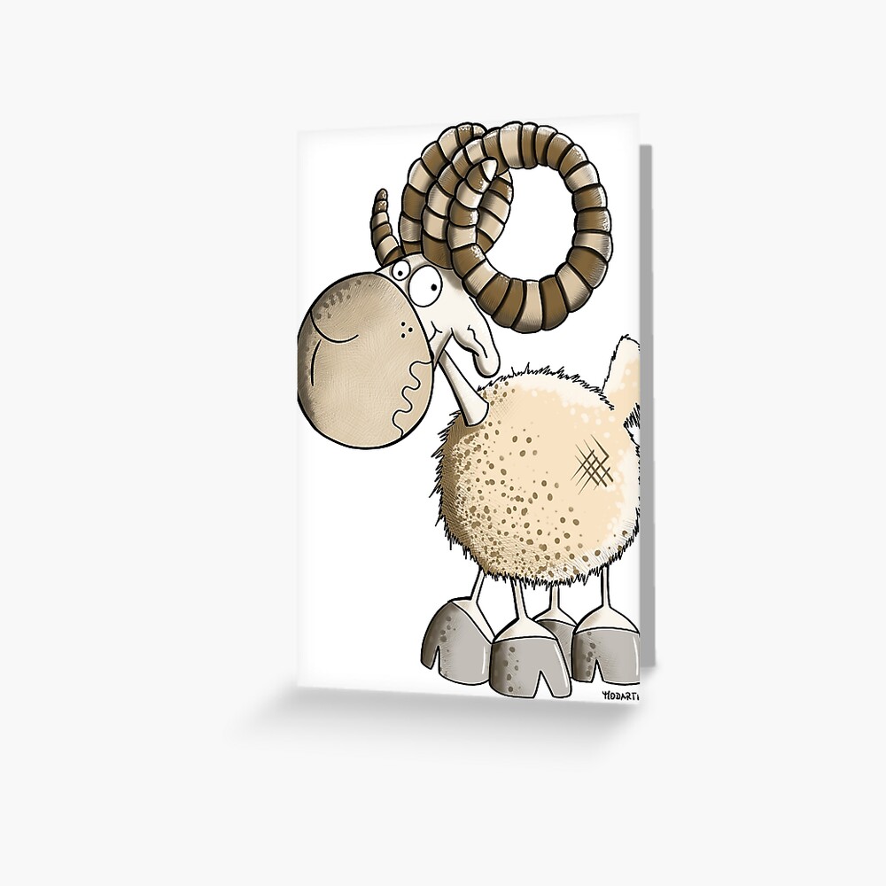 funny-ram-greeting-card-for-sale-by-modartis-redbubble