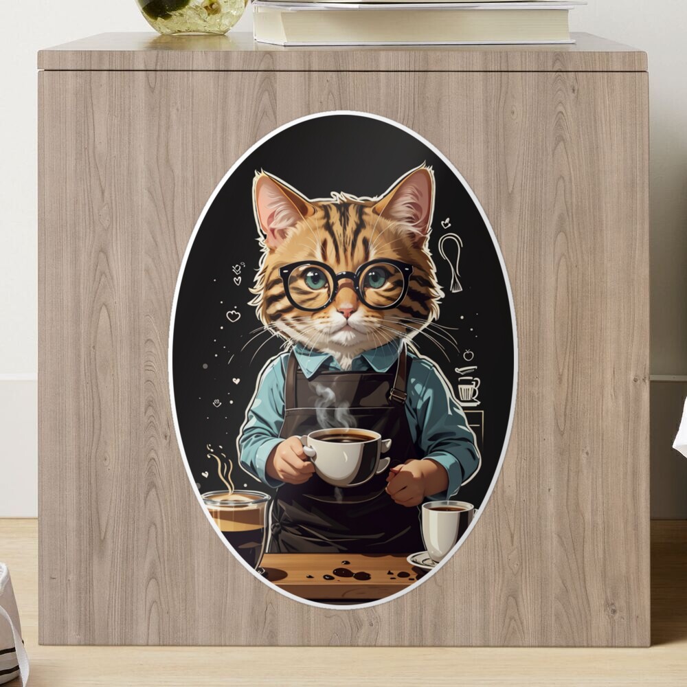 Stickers for Cat lovers – Cafe BoneJour