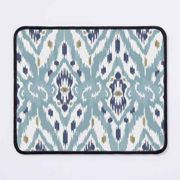 Item preview, Ikat Elegance: Light Blue Indian Style Motif designed and sold by Natji-Arts.