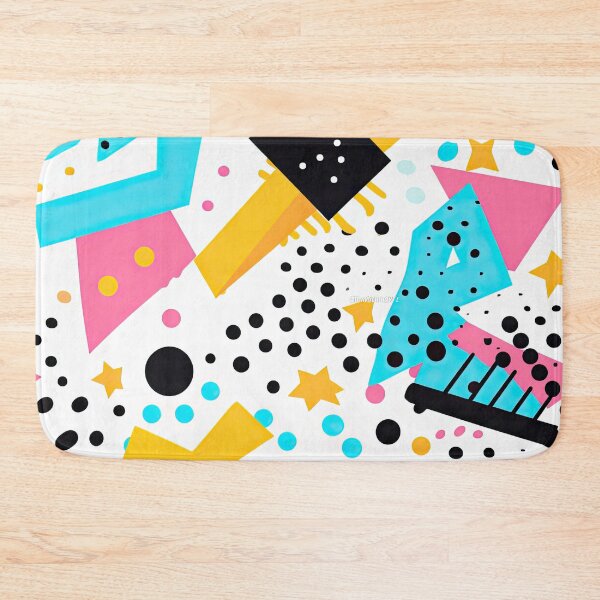 Item preview, Funky 80s and 90s Nostalgia Pop Pattern designed and sold by AeonAcademy.