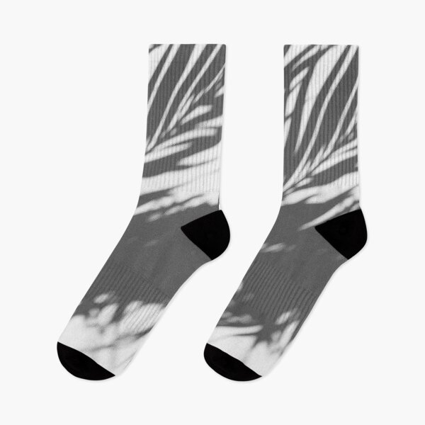 Item preview, Black and white leaf shadow pattern designed and sold by Chirayu1111.