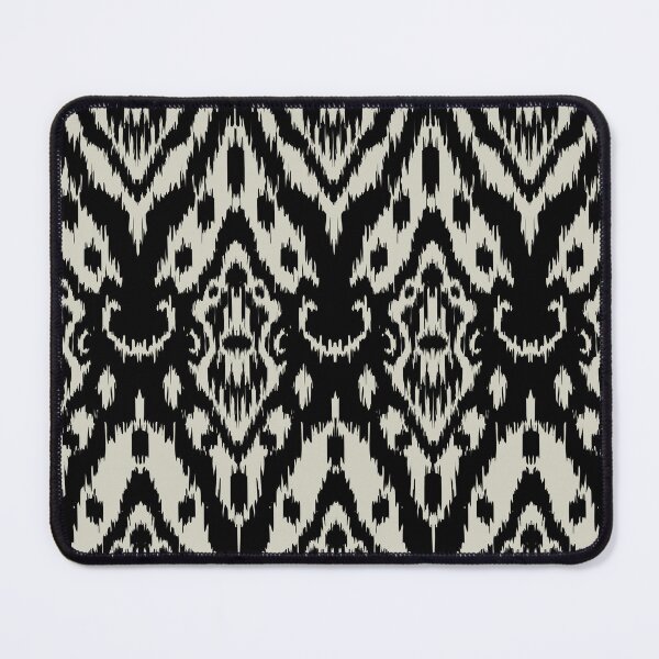 Item preview, Ikat Noir: Indian Style Black Motif Drawing designed and sold by Natji-Arts.