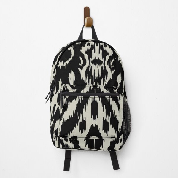 Item preview, Ikat Noir: Indian Style Black Motif Drawing designed and sold by Natji-Arts.
