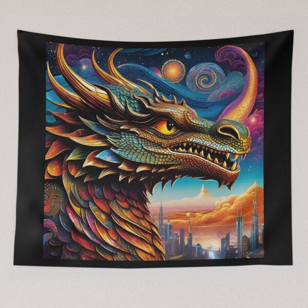 Item preview, Cosmic Trippy Dragon Dreams 13 designed and sold by Benito Del Ray.