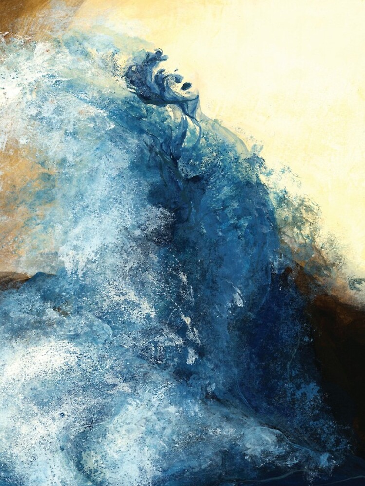 Children's book Wave Woman print by CatarinaGarcia