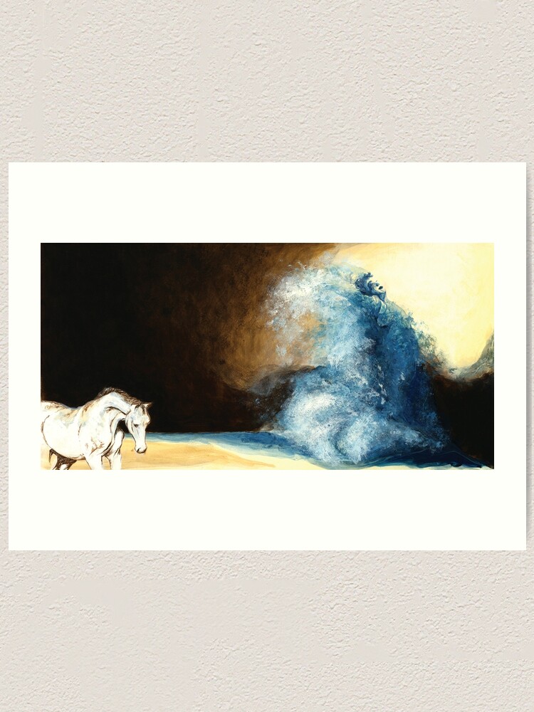 Alternate view of Children's book Wave Woman print Art Print