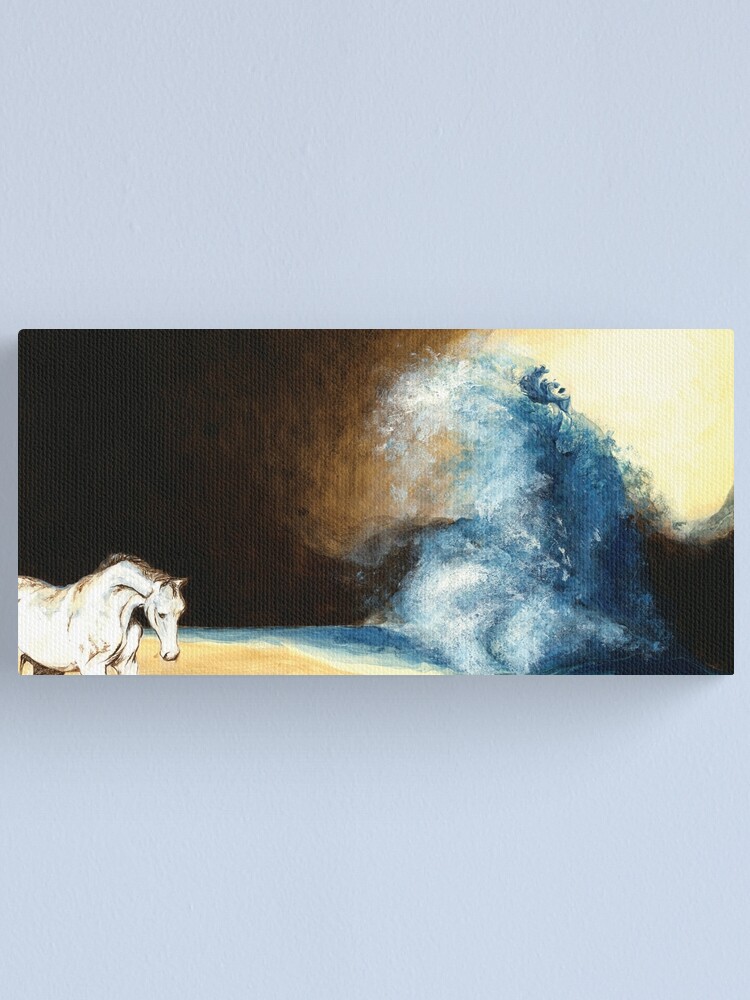 Alternate view of Children's book Wave Woman print Canvas Print