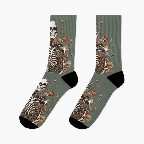 Item preview, Skeleton with flowers designed and sold by Hisirdoux.