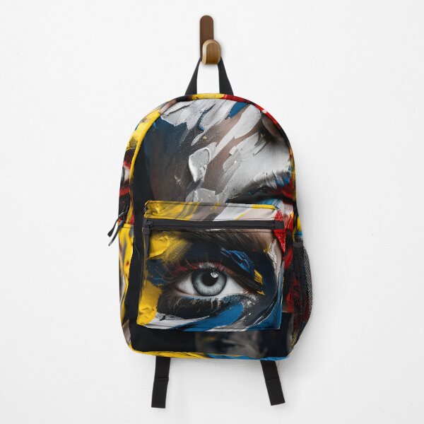 Item preview, Abstract Art paint splatter, womans face digital print designed and sold by dcrc.