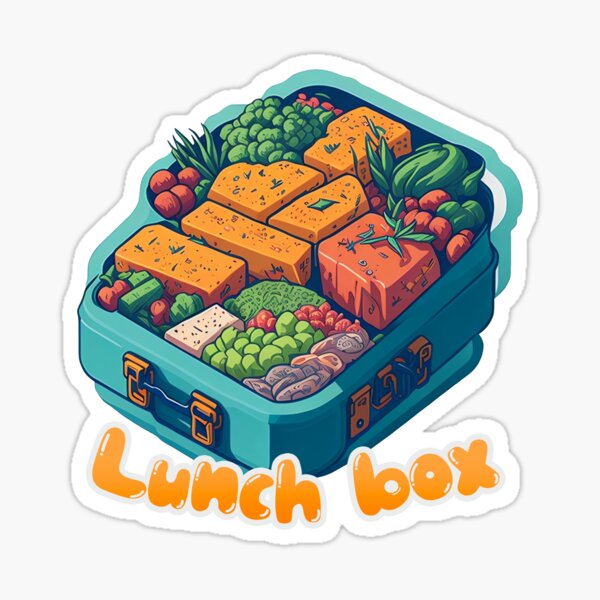 Retro Lunch Box (Full Color Decal)