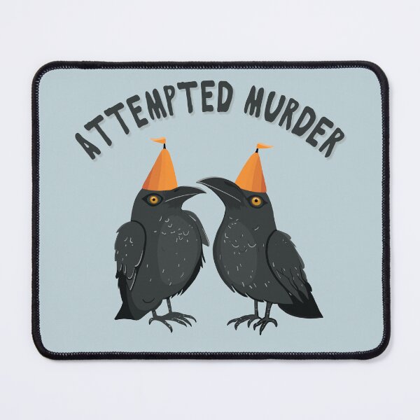Item preview, An Attempted Murder of Crows designed and sold by KilkennyCat Art.