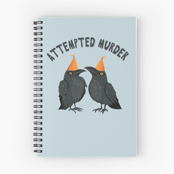 Item preview, An Attempted Murder of Crows designed and sold by KilkennyCat Art.