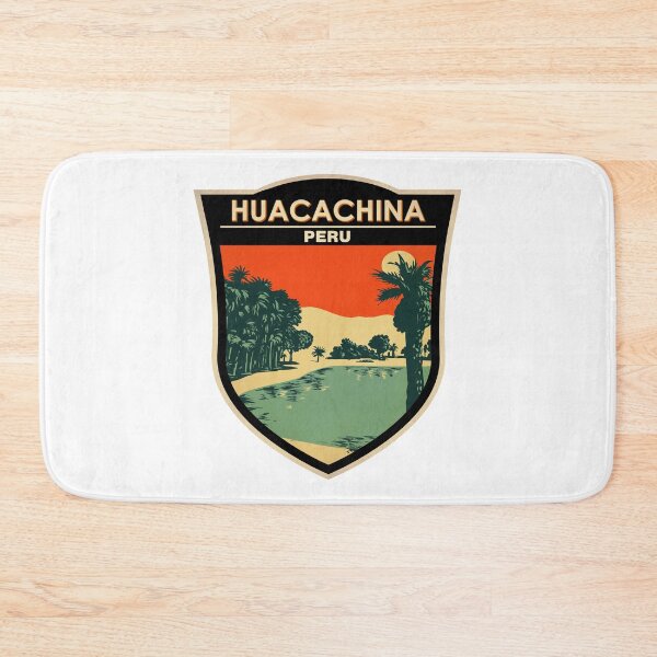 Item preview, Huacachina Peru Travel Art Badge designed and sold by KrisSidDesigns.