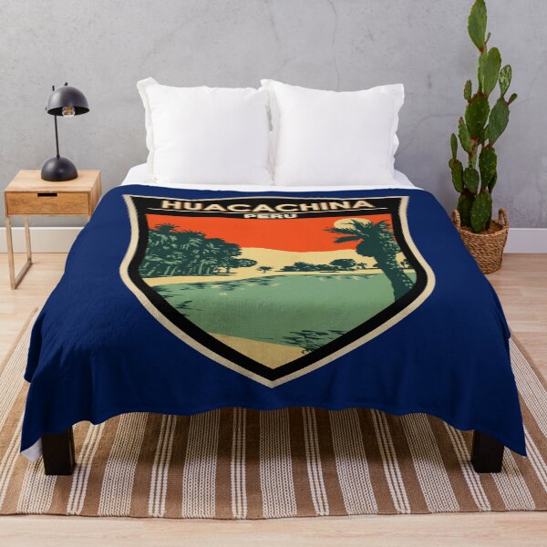 Item preview, Huacachina Peru Travel Art Badge designed and sold by KrisSidDesigns.