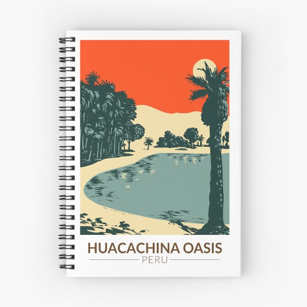 Item preview, Huacachina Peru Travel Art Vintage designed and sold by KrisSidDesigns.