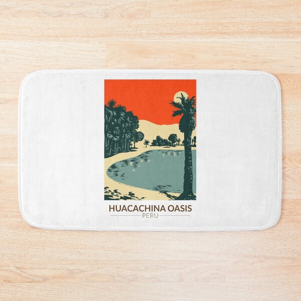 Item preview, Huacachina Peru Travel Art Vintage designed and sold by KrisSidDesigns.