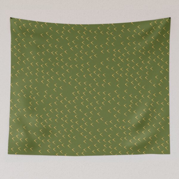 Item preview, Pattern of Yelllow Tiny Pinecone Findings on Green designed and sold by Marie Friddle.