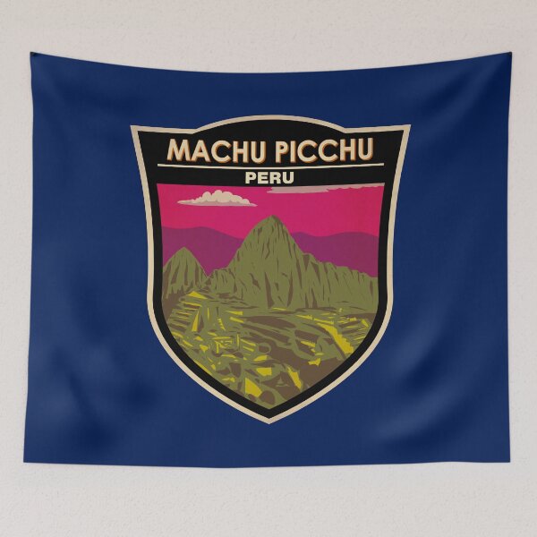 Item preview, Machu Picchu Peru Travel Art Badge designed and sold by KrisSidDesigns.