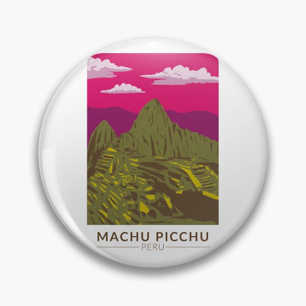 Item preview, Machu Picchu Peru Travel Art Vintage designed and sold by KrisSidDesigns.