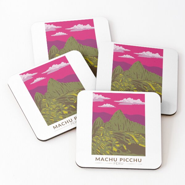 Item preview, Machu Picchu Peru Travel Art Vintage designed and sold by KrisSidDesigns.
