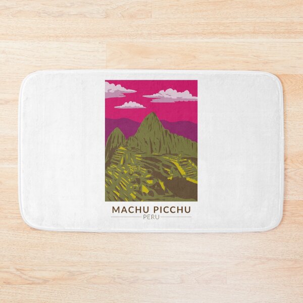 Item preview, Machu Picchu Peru Travel Art Vintage designed and sold by KrisSidDesigns.