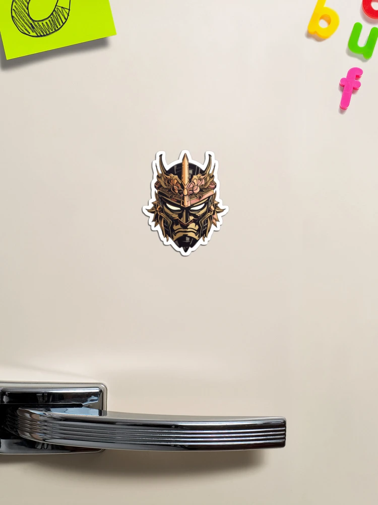 Imagen 1 de 3, Imán con la obra Displeased Warrior, diseñada y vendida por RiffraffDesigns.