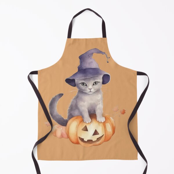 Artikelvorschau, Halloween Witchy Kitty, auf einem einäugigen Kürbis entworfen und verkauft von Jill-J.