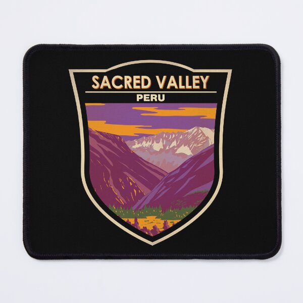 Item preview, Sacred Valley Peru Travel Art Badge designed and sold by KrisSidDesigns.