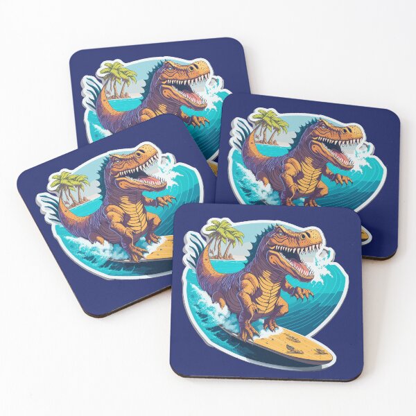 Item preview, surfer dinosaur designed and sold by Lion-ZG21.