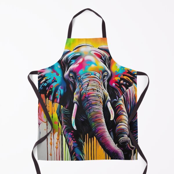 Artikelvorschau, Regenbogenelefant entworfen und verkauft von Pirish-Designs.