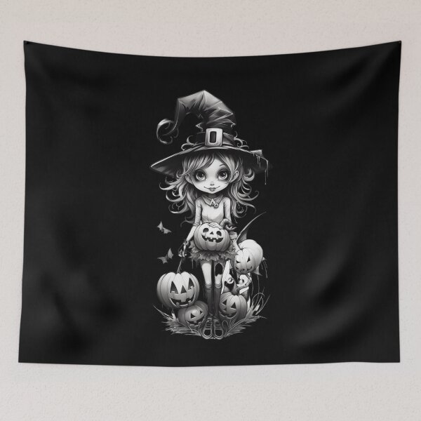 Item preview, Kawaii Witch Crystal And Pumpkins designed and sold by MarcinCollie.