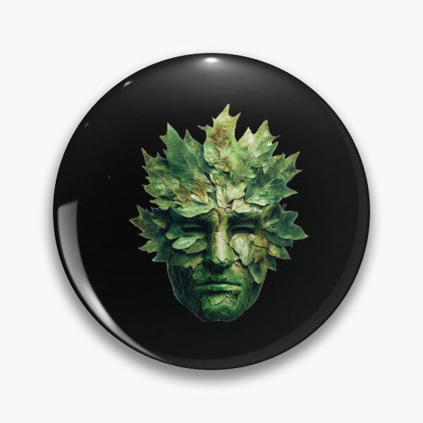 Item preview, Pagan greenman designed and sold by Wicca and mythical creatures .